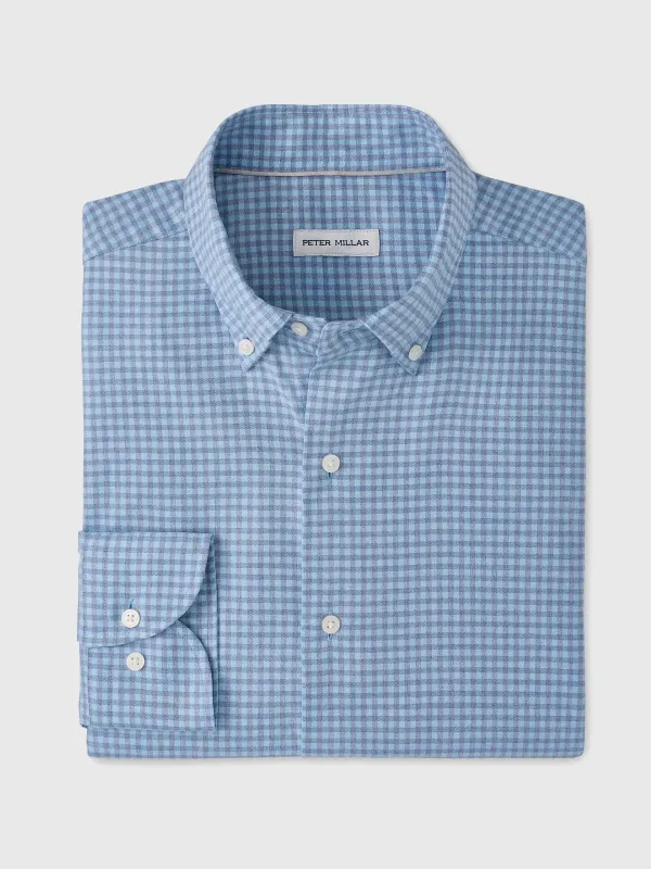 Peter Millar Crown Men's Liam Crown Soft Twill Sport Shirt made by Peter Millar