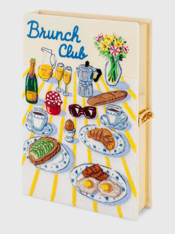 Olympia Le-Tan Brunch Club Book Clutch made by Olympia Le-Tan