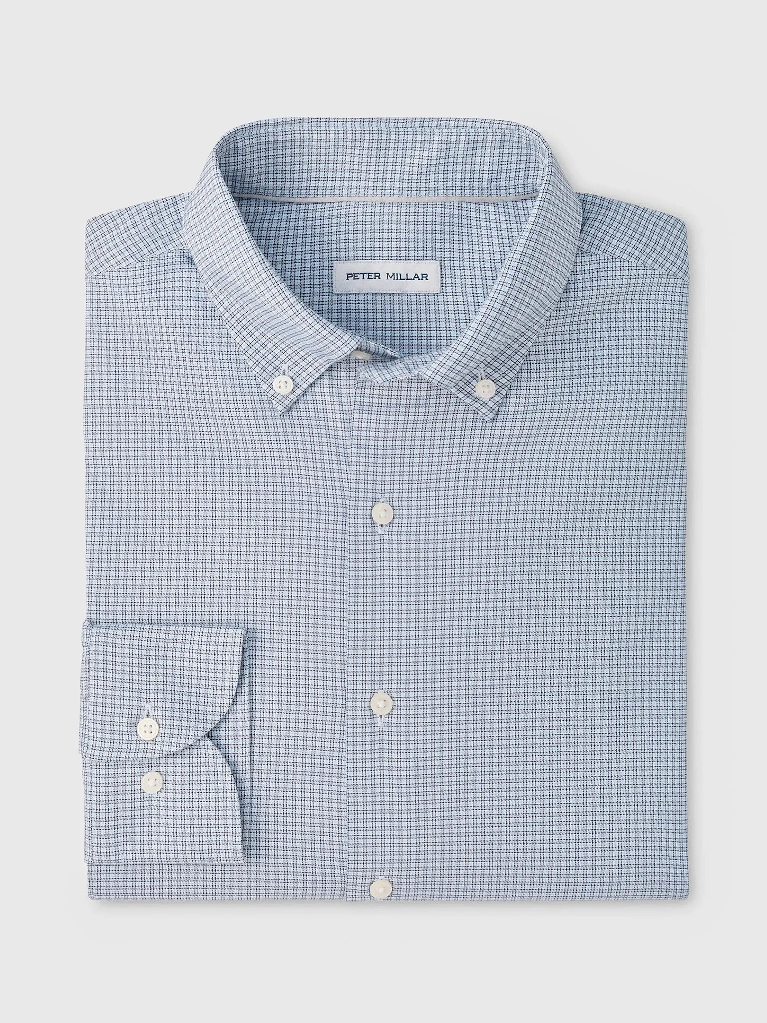 Peter Millar Crown Men's Gregory Crown Lite Cotton-Stretch Sport Shirt sold by Saint Bernard product image thumbnail 2