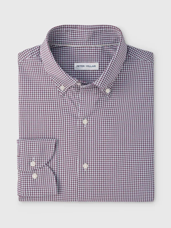 Peter Millar Crown Men's Gregory Crown Lite Cotton-Stretch Sport Shirt made by Peter Millar