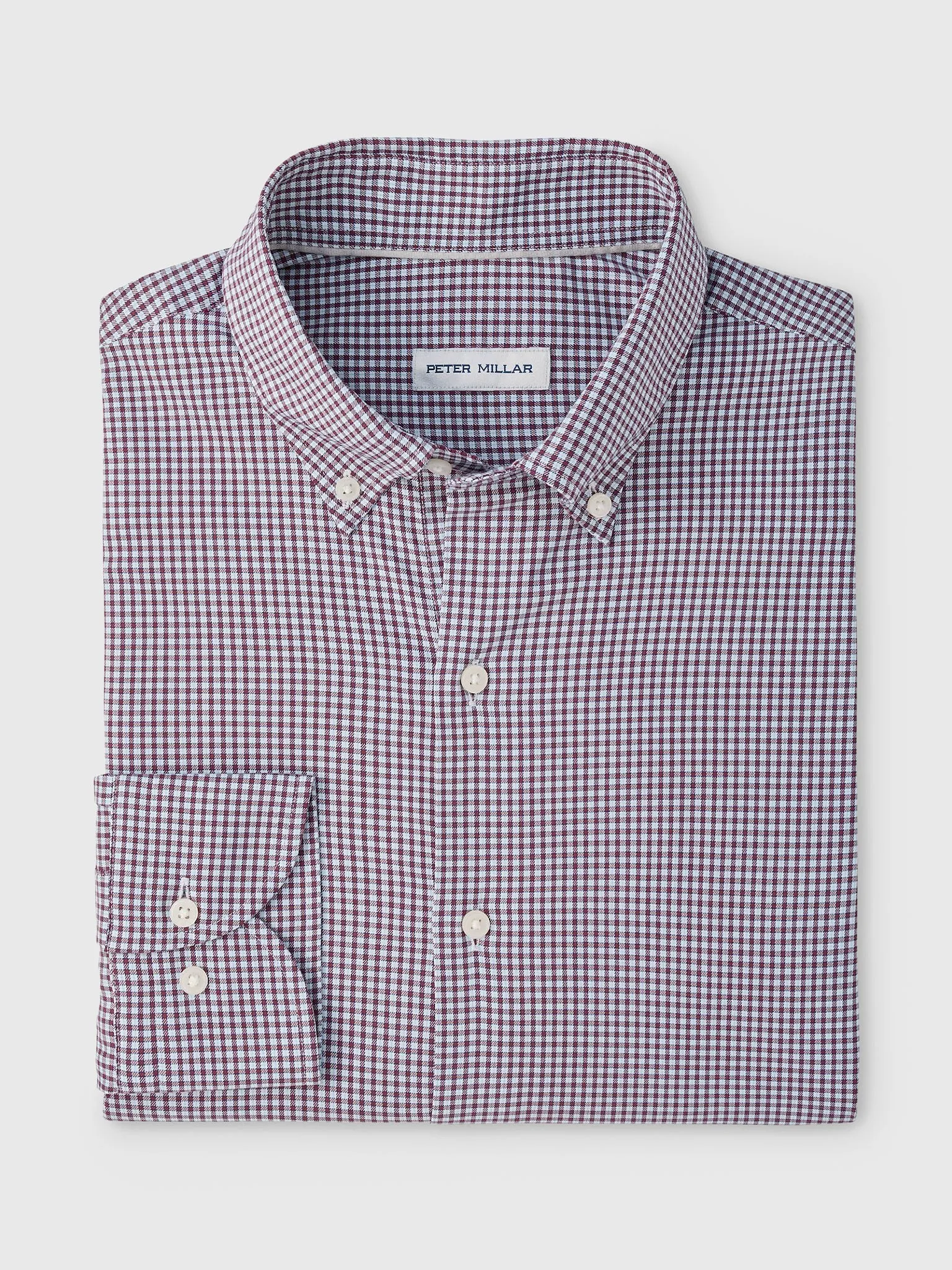 Peter Millar Crown Men's Gregory Crown Lite Cotton-Stretch Sport Shirt sold by Saint Bernard