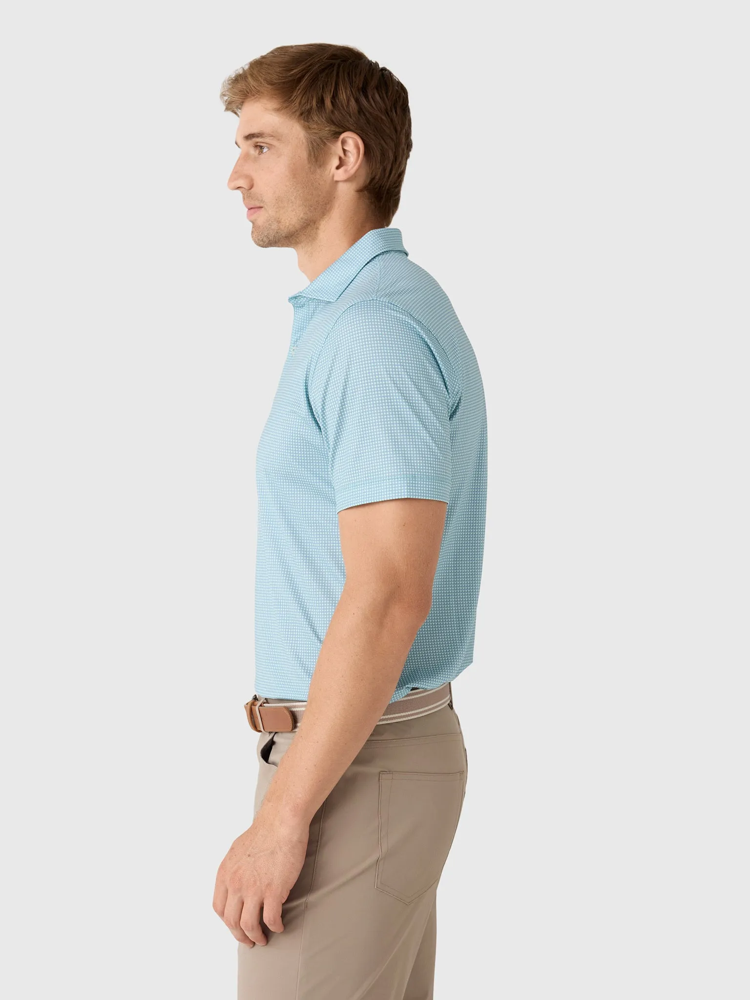 Johnnie-O Men's Dot Neat Performance Jersey Polo sold by Saint Bernard product image thumbnail 3