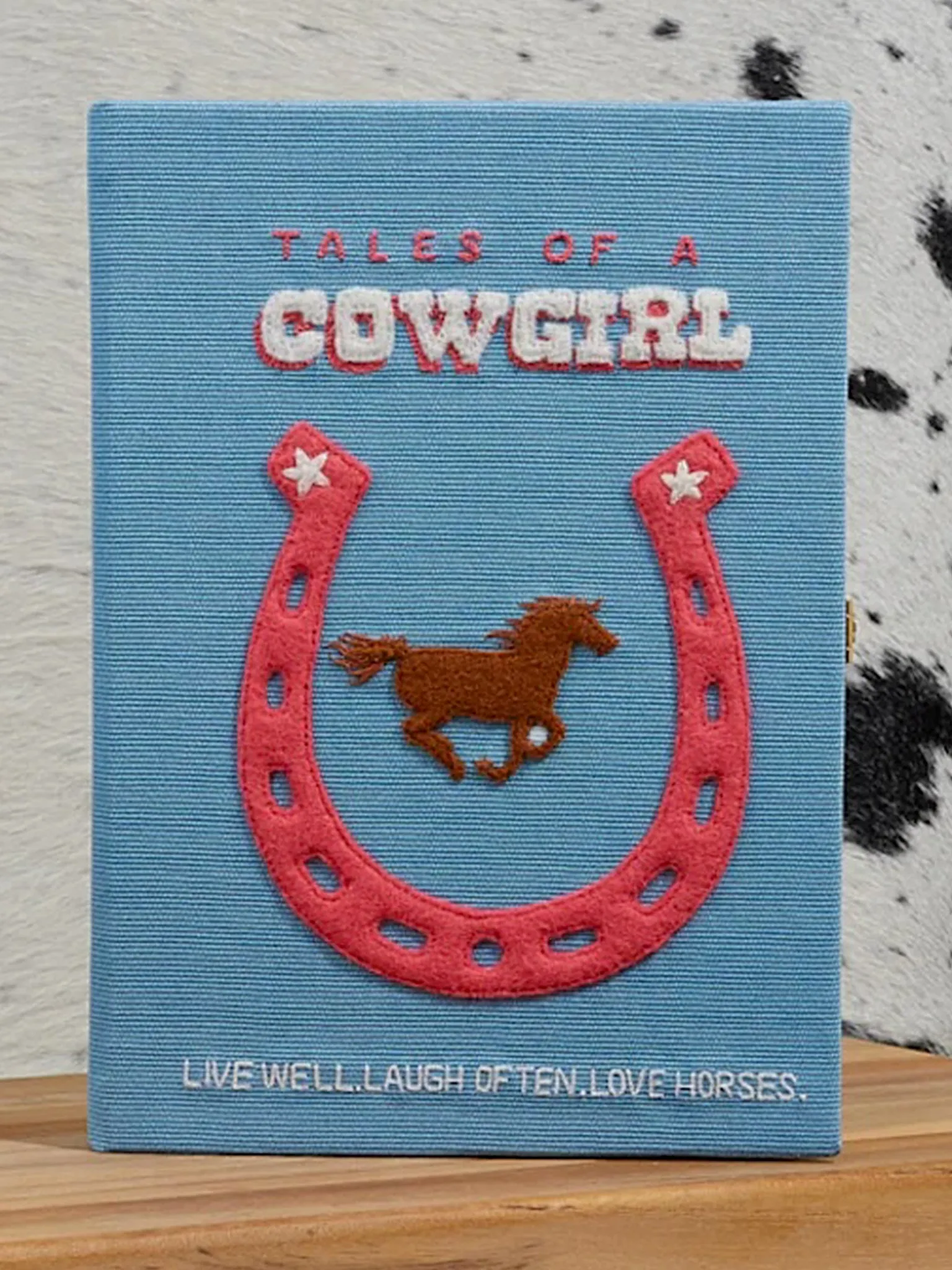 Olympia Le-Tan Tales of a Cowgirl Book Clutch sold by Saint Bernard product image thumbnail 2