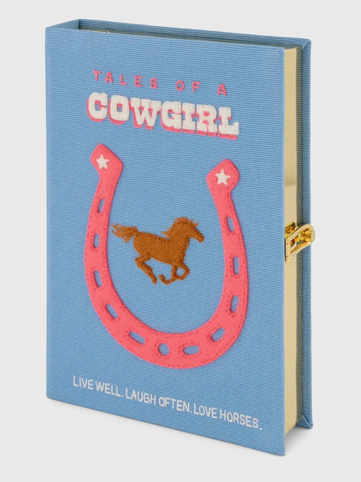 Olympia Le-Tan Tales of a Cowgirl Book Clutch sold by Saint Bernard