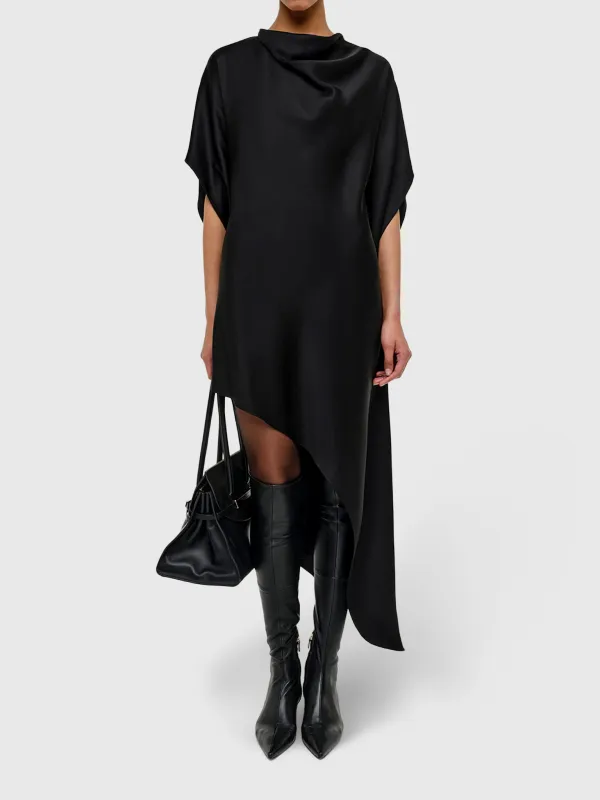 Simkhai Women's Sadia Satin Mini Cape Dress made by Simkhai