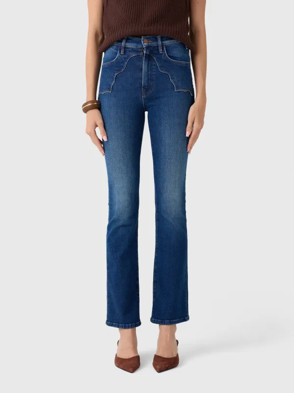 Mother Women's The Buckle Bunny Hustler Skimp Jean made by MOTHER