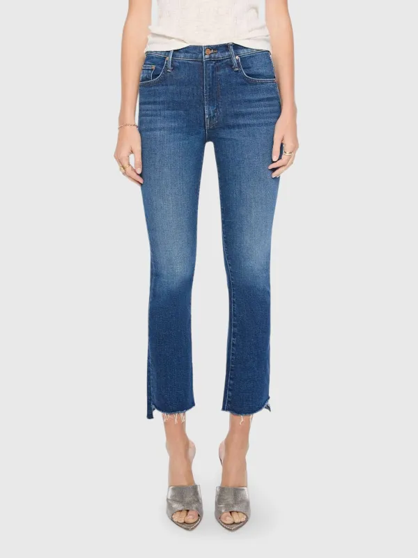 Mother Women's The Insider Ankle Step Fray Jean made by MOTHER