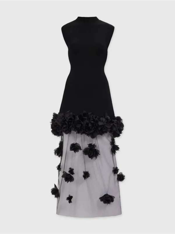 AJE Women's Fleura Knit Midi Dress made by Aje