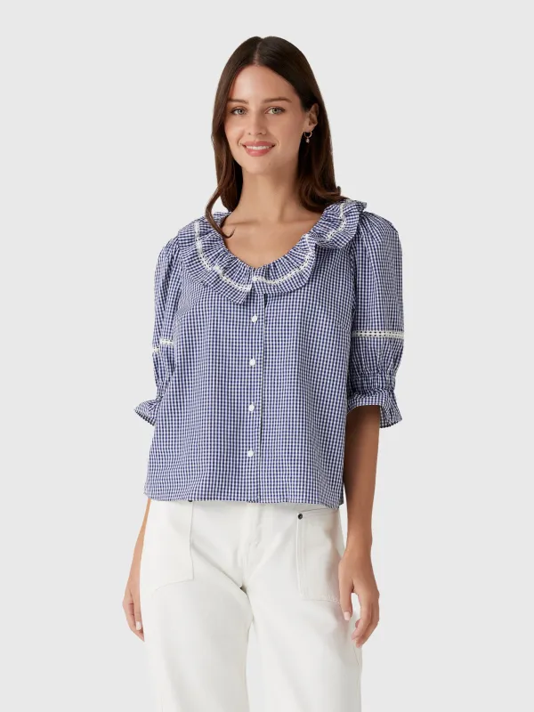 Hunter Bell Women's Valene Blouse made by Hunter Bell NYC
