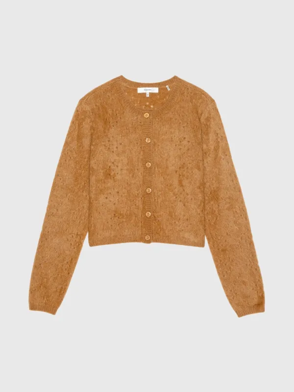 Frame Women's The Cashmere Airy Teddy Cardi made by Frame Denim