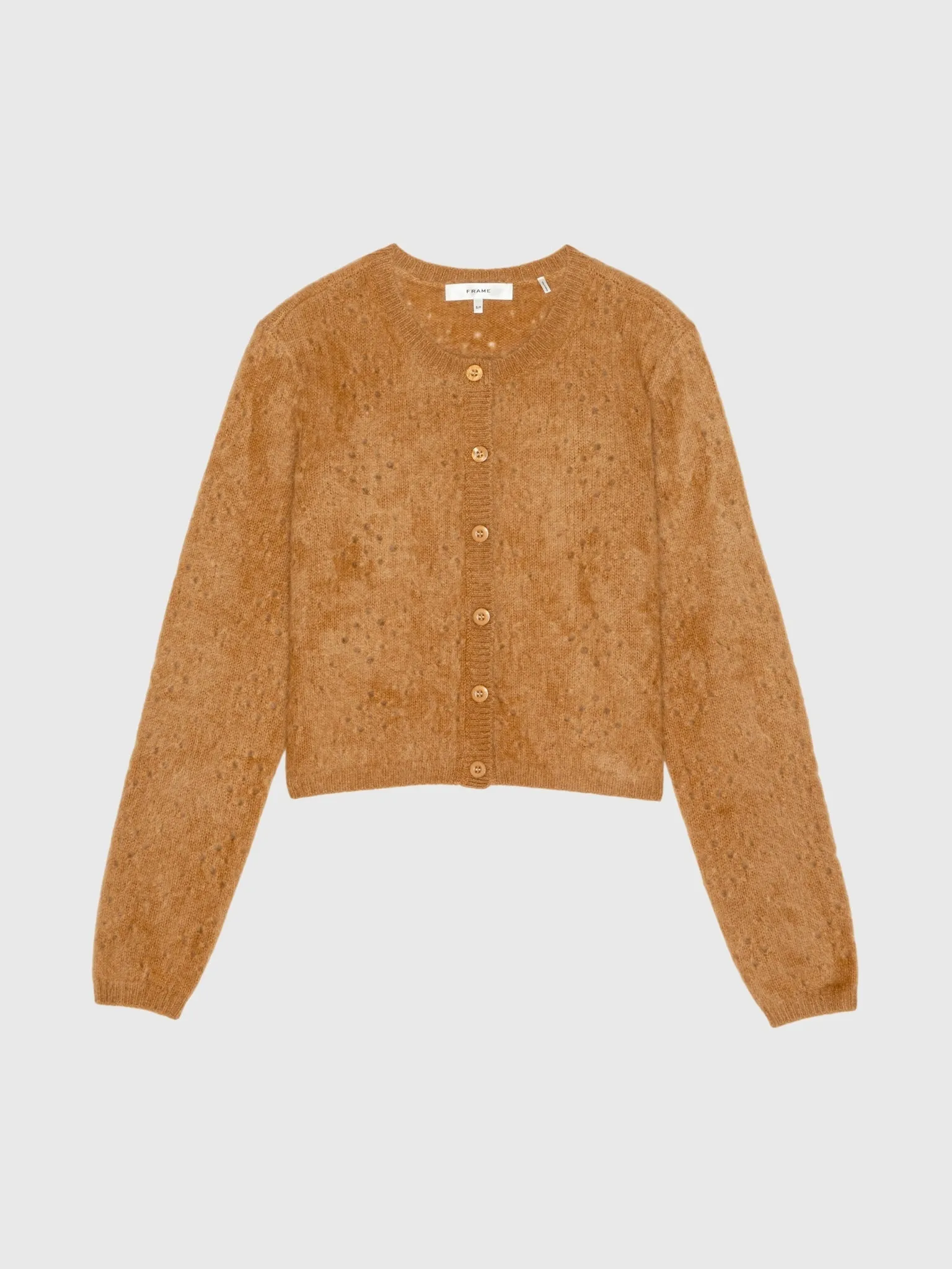 Frame Women's The Cashmere Airy Teddy Cardi sold by Saint Bernard