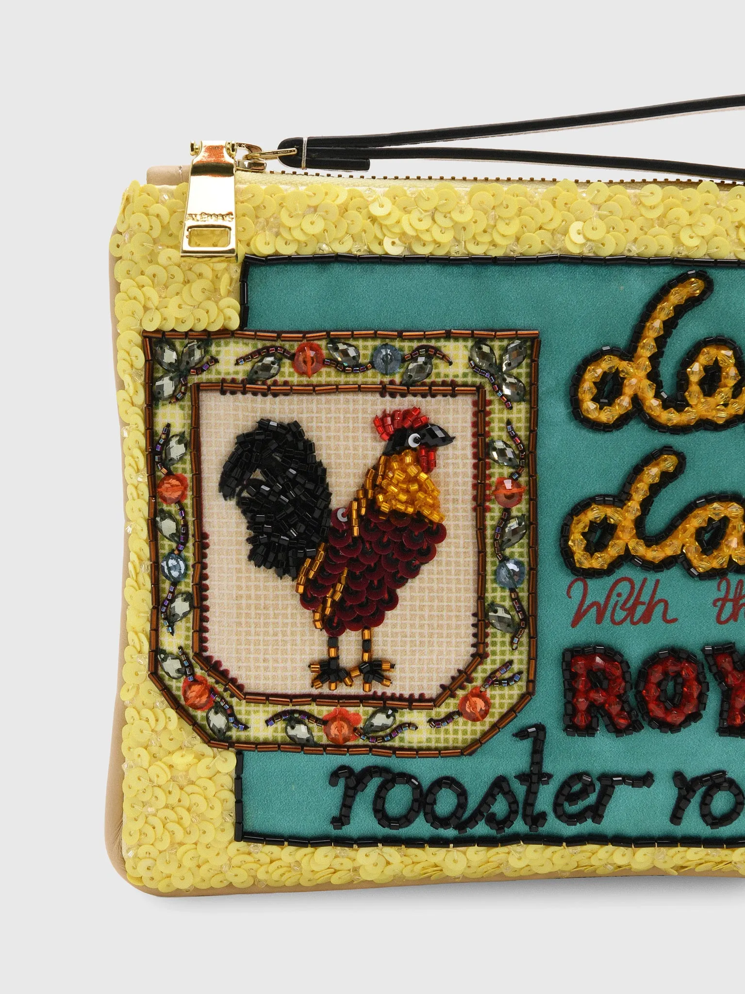 Alemais Ace Rooster Embellished Clutch sold by Saint Bernard product image thumbnail 3