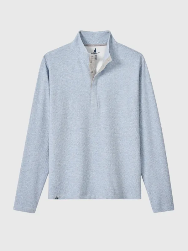 Johnnie-O Men's Ransel Hidden Snap Pullover made by Johnnie-O