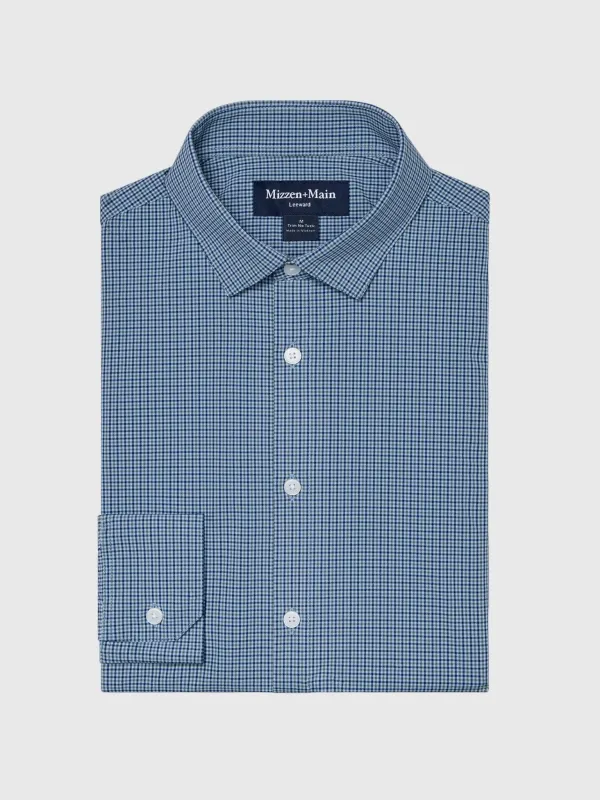 Mizzen+Main Men's Trim Leeward No Tuck Dress Shirt made by Mizzen+Main