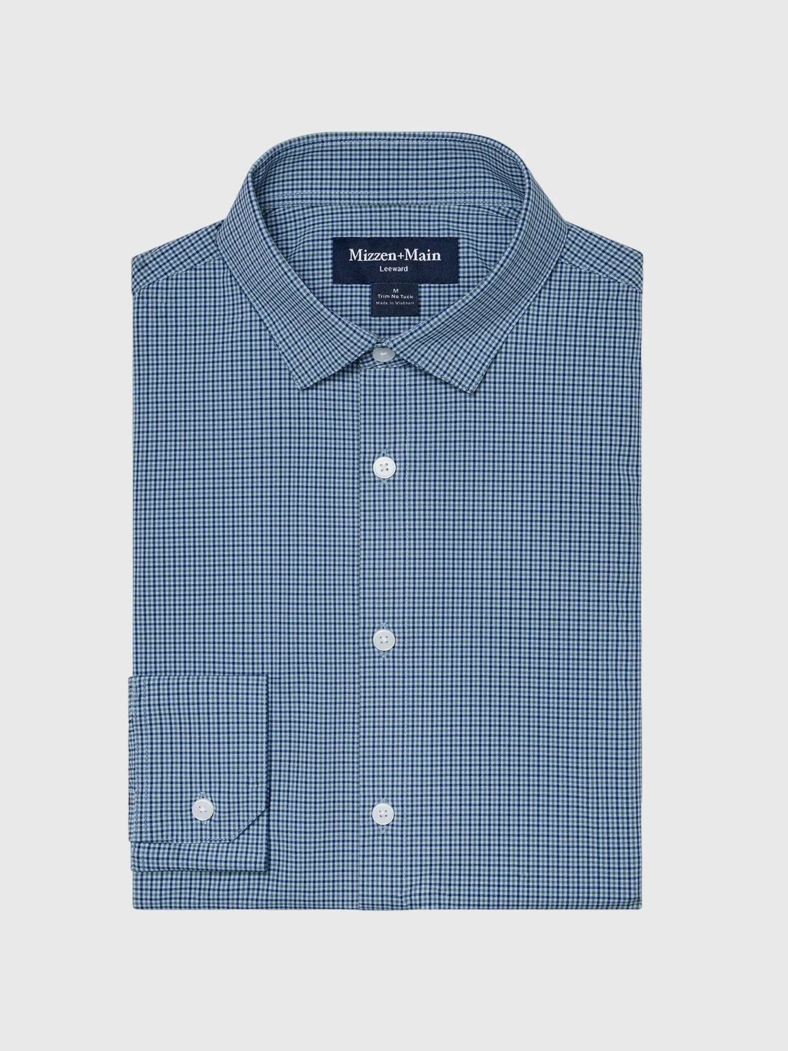 Mizzen+Main Men's Trim Leeward No Tuck Dress Shirt sold by Saint Bernard