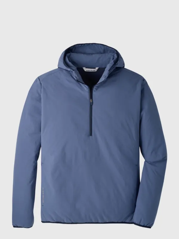 Peter Millar Crown Sport Men's Ridge Half-Zip Hoodie made by Peter Millar