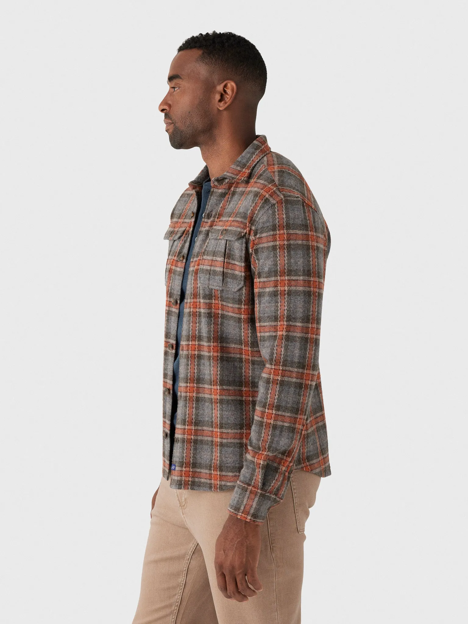 Johnnie-O Men's Downhill Pane Button-Down Shirt sold by Saint Bernard product image thumbnail 3