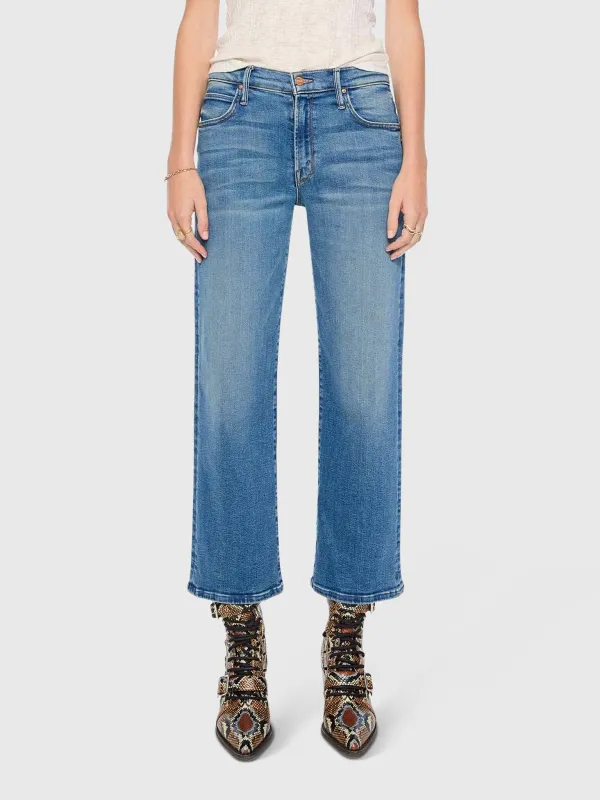 Mother Women's The Mid Rise Tunnel Vision Flood Jean made by MOTHER