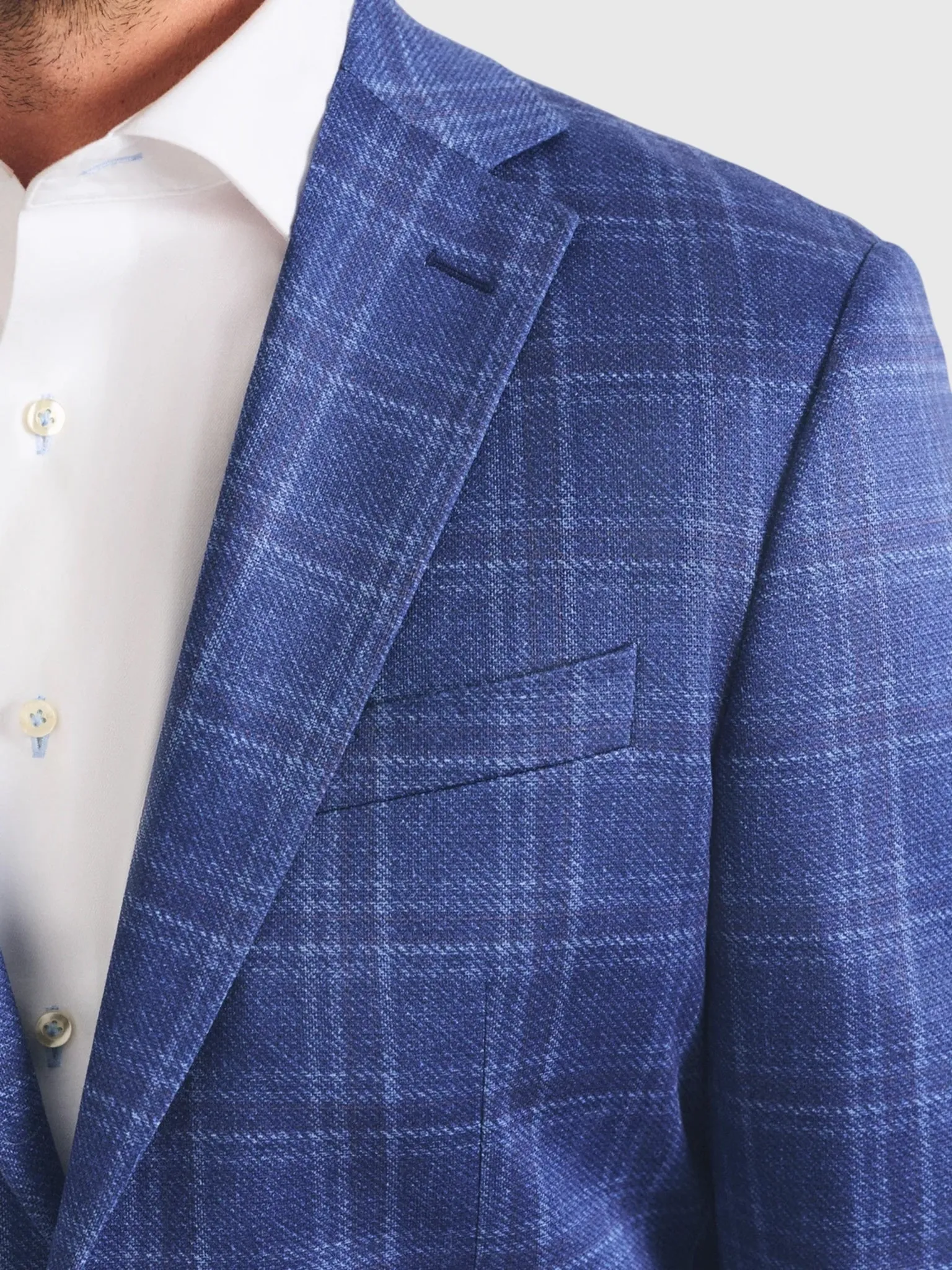 Johnnie-O Men's Donington Plaid Printed Knit Stretch Sport Coat sold by Saint Bernard product image thumbnail 2