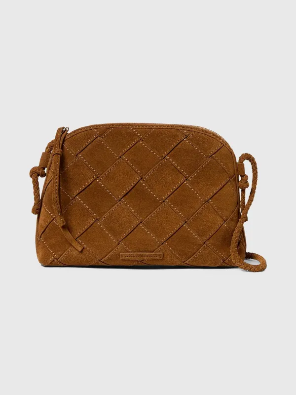 Loeffler Randall Mallory Woven Suede Crossbody made by Loeffler Randall