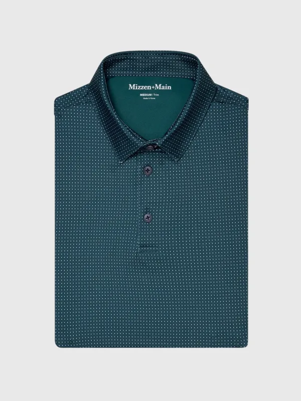 Mizzen+Main Men's Trim Versa Polo made by Mizzen+Main
