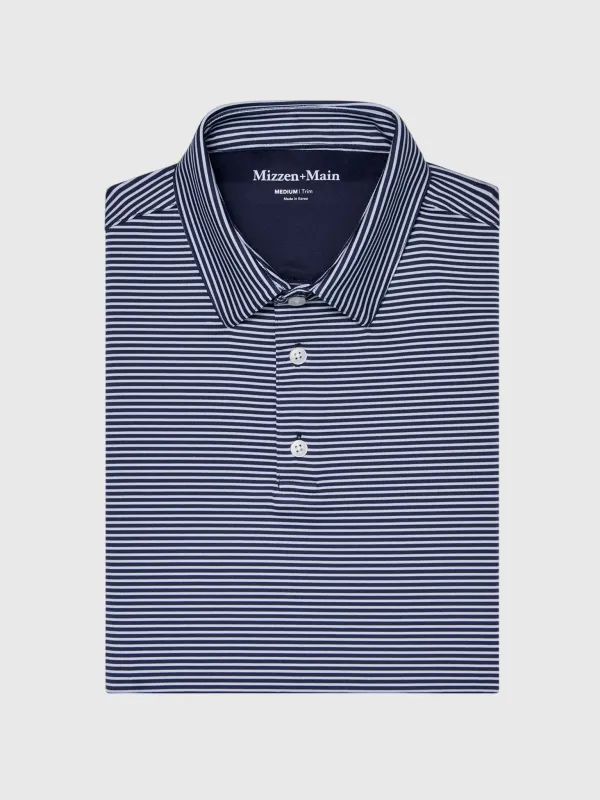 Mizzen+Main Men's Trim Versa Polo made by Mizzen+Main