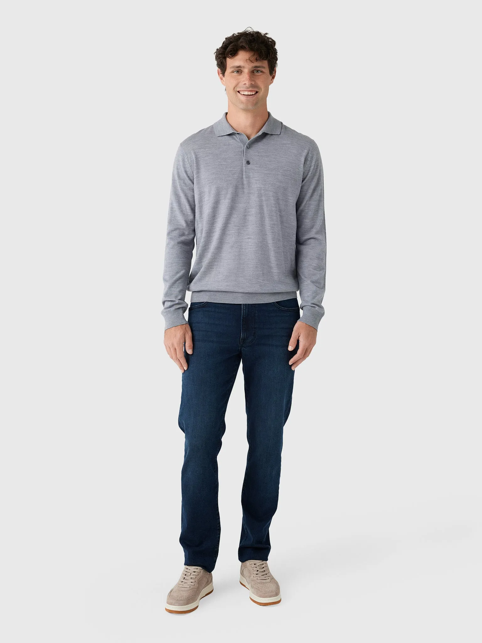 Peter Millar Crown Crafted Men's Dorset Sweater Polo sold by Saint Bernard product image thumbnail 2