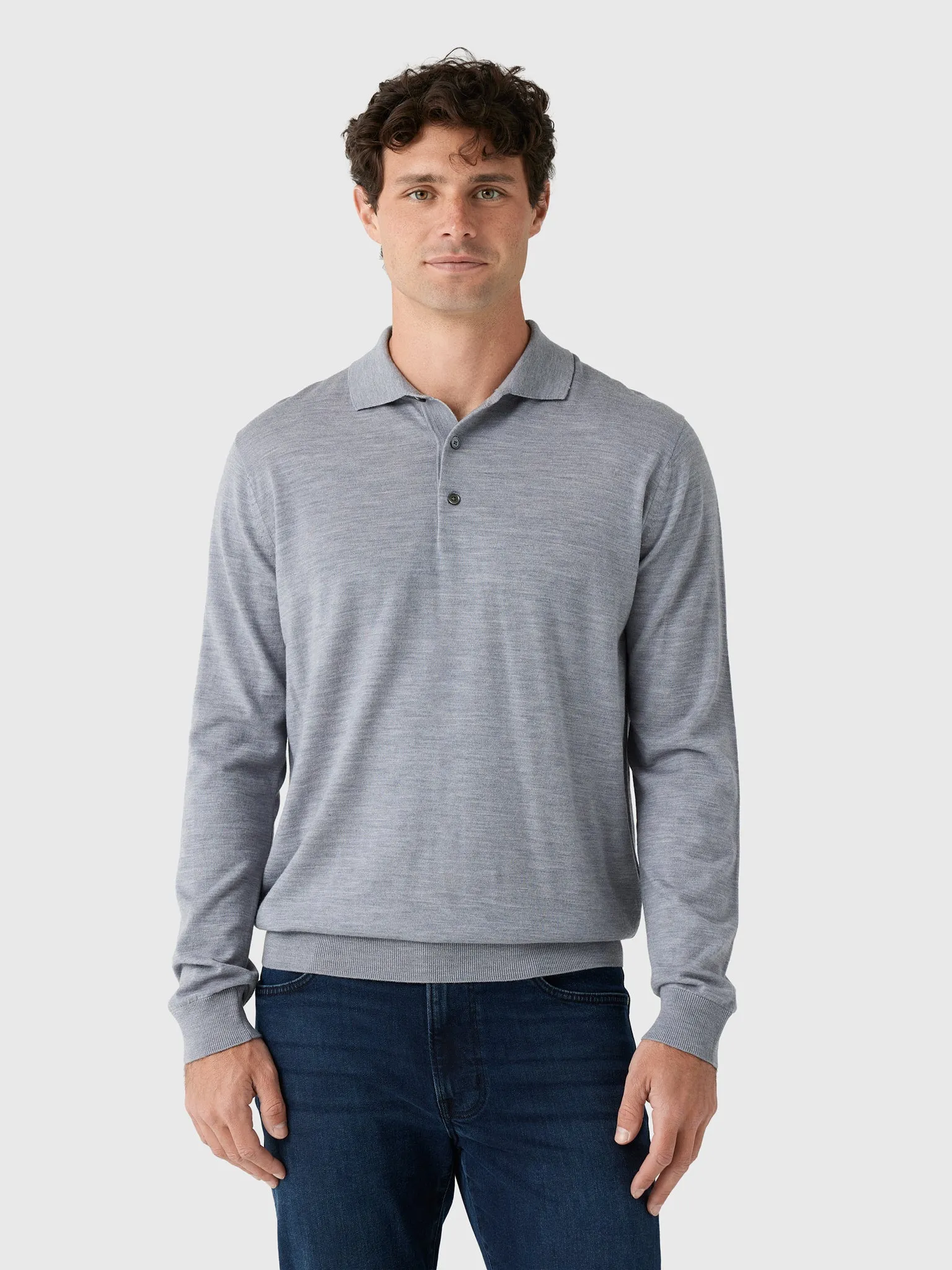 Peter Millar Crown Crafted Men's Dorset Sweater Polo sold by Saint Bernard