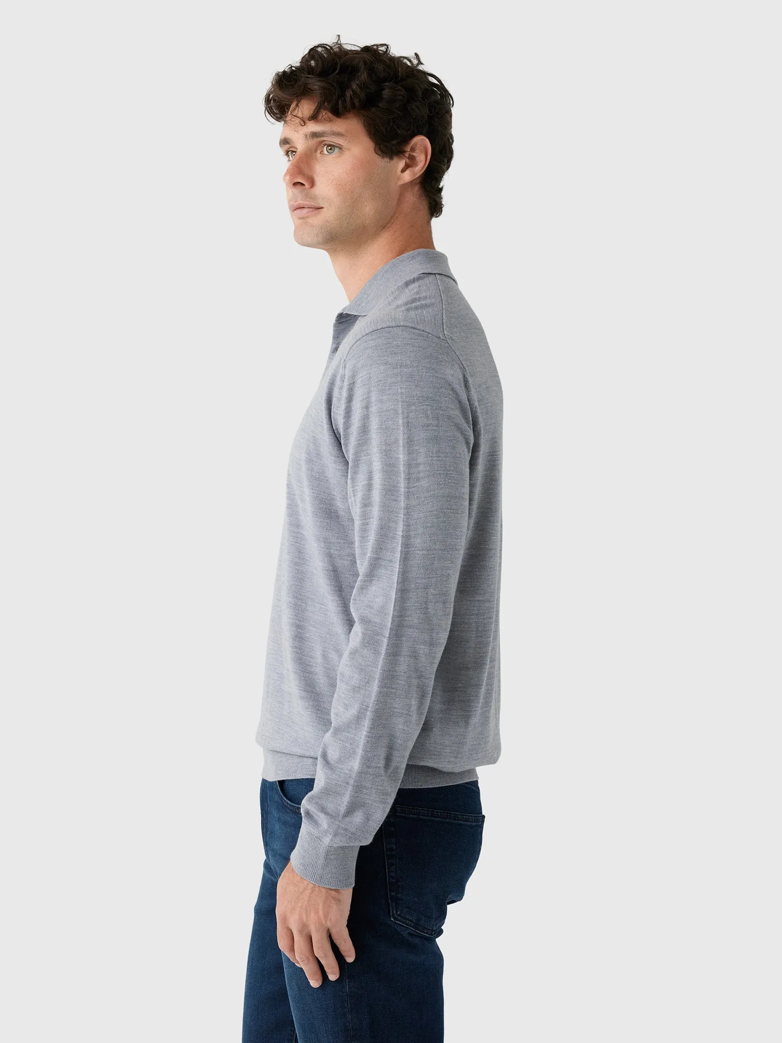 Peter Millar Crown Crafted Men's Dorset Sweater Polo sold by Saint Bernard product image thumbnail 3