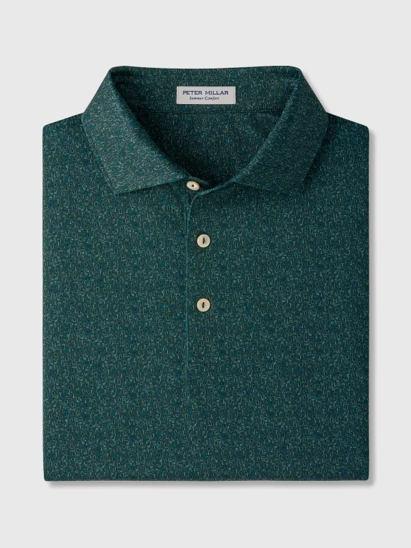 Peter Millar Crown Sport Men's Transfusion Performance Jersey Polo made by Peter Millar
