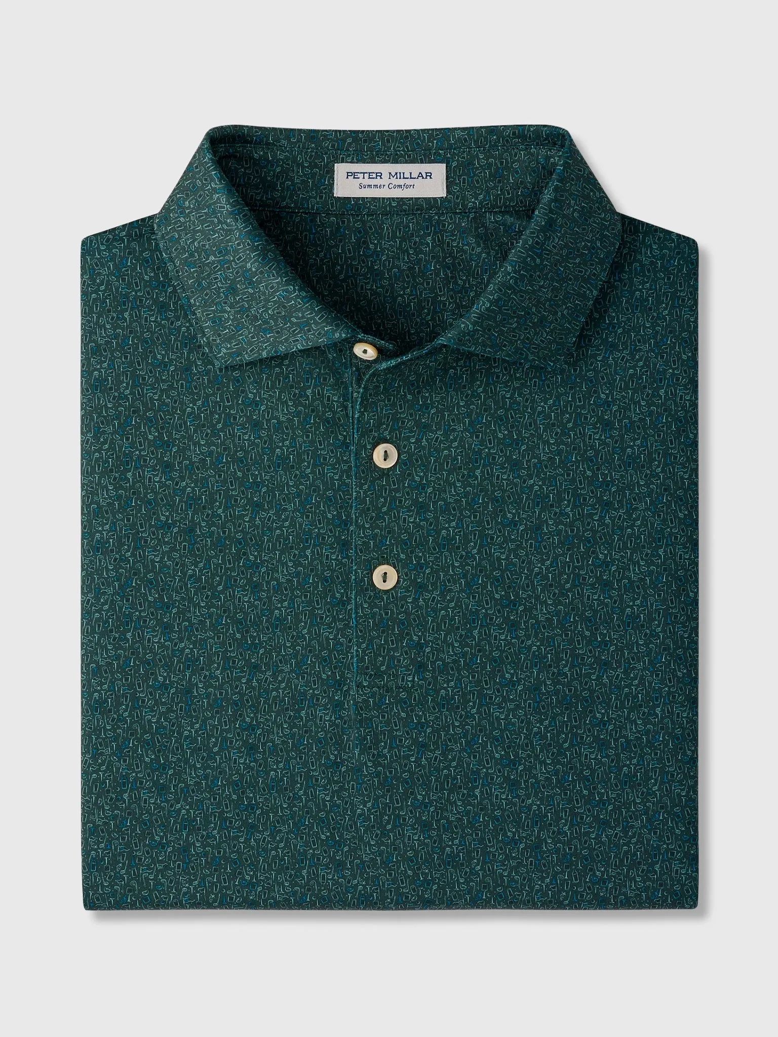 Peter Millar Crown Sport Men's Transfusion Performance Jersey Polo sold by Saint Bernard