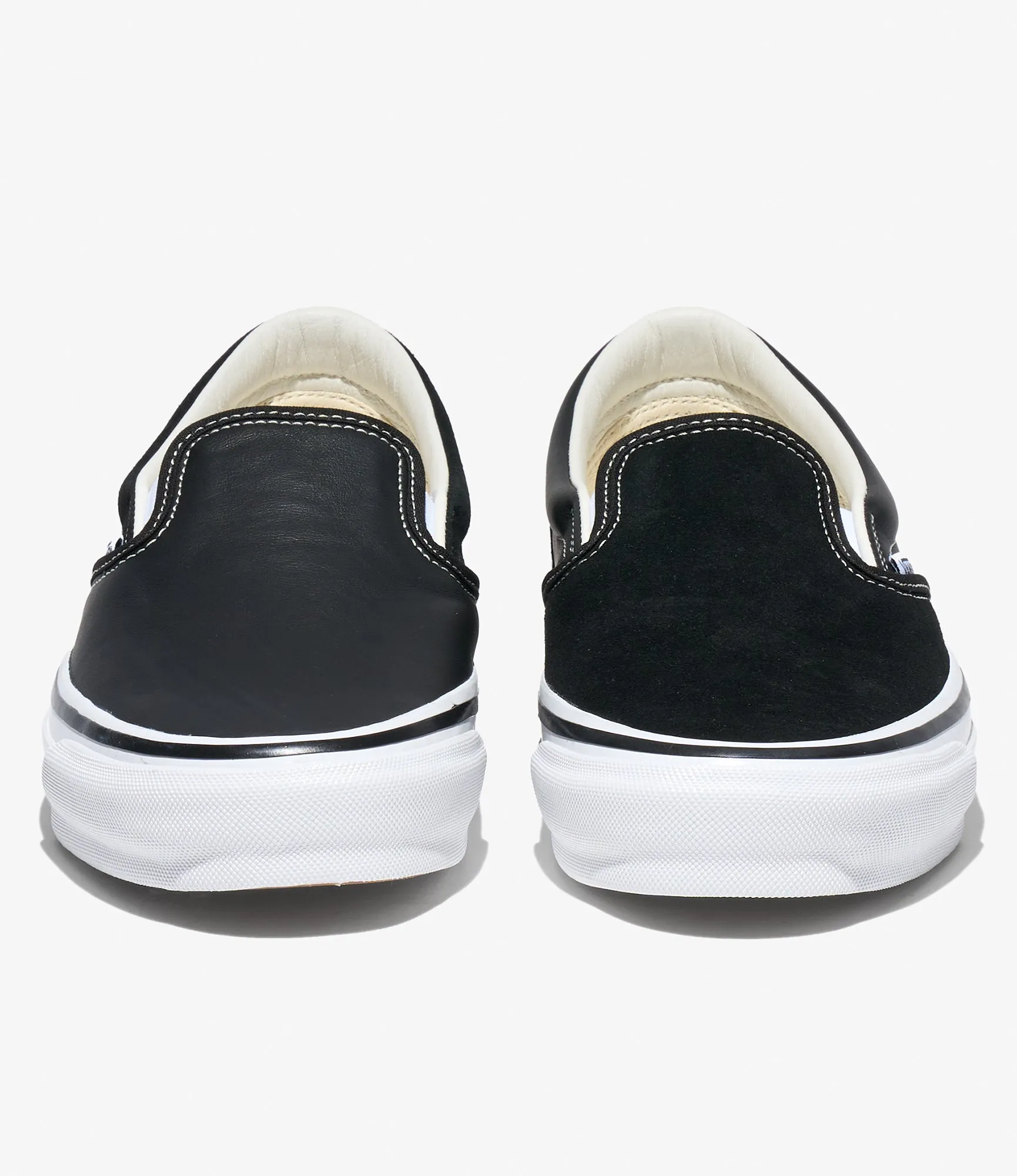 Engineered Garments x Vans - OTW Classic Slip-On 98 - Black Leather sold by Nepenthes America product image thumbnail 3