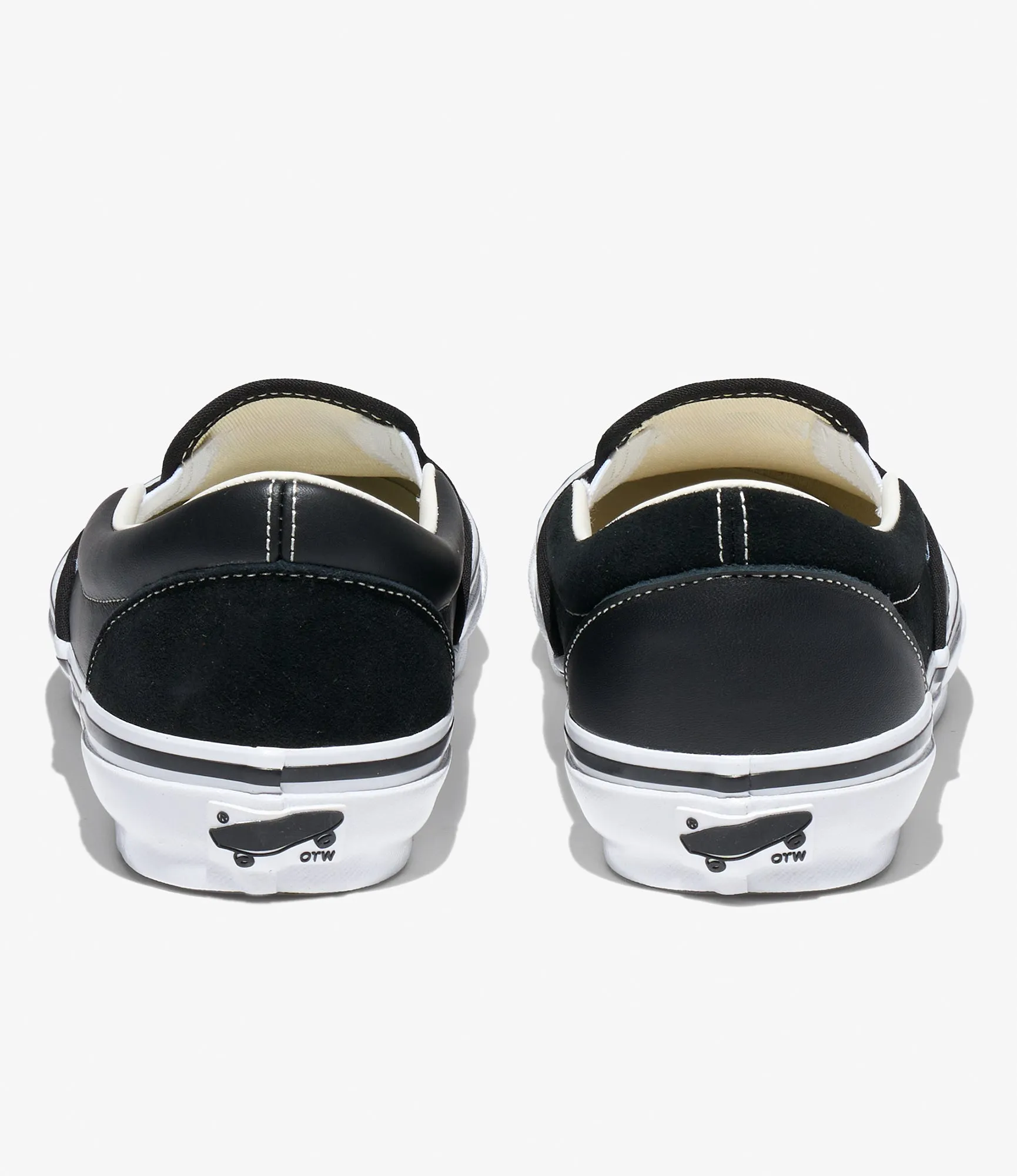 Engineered Garments x Vans - OTW Classic Slip-On 98 - Black Leather sold by Nepenthes America product image thumbnail 4