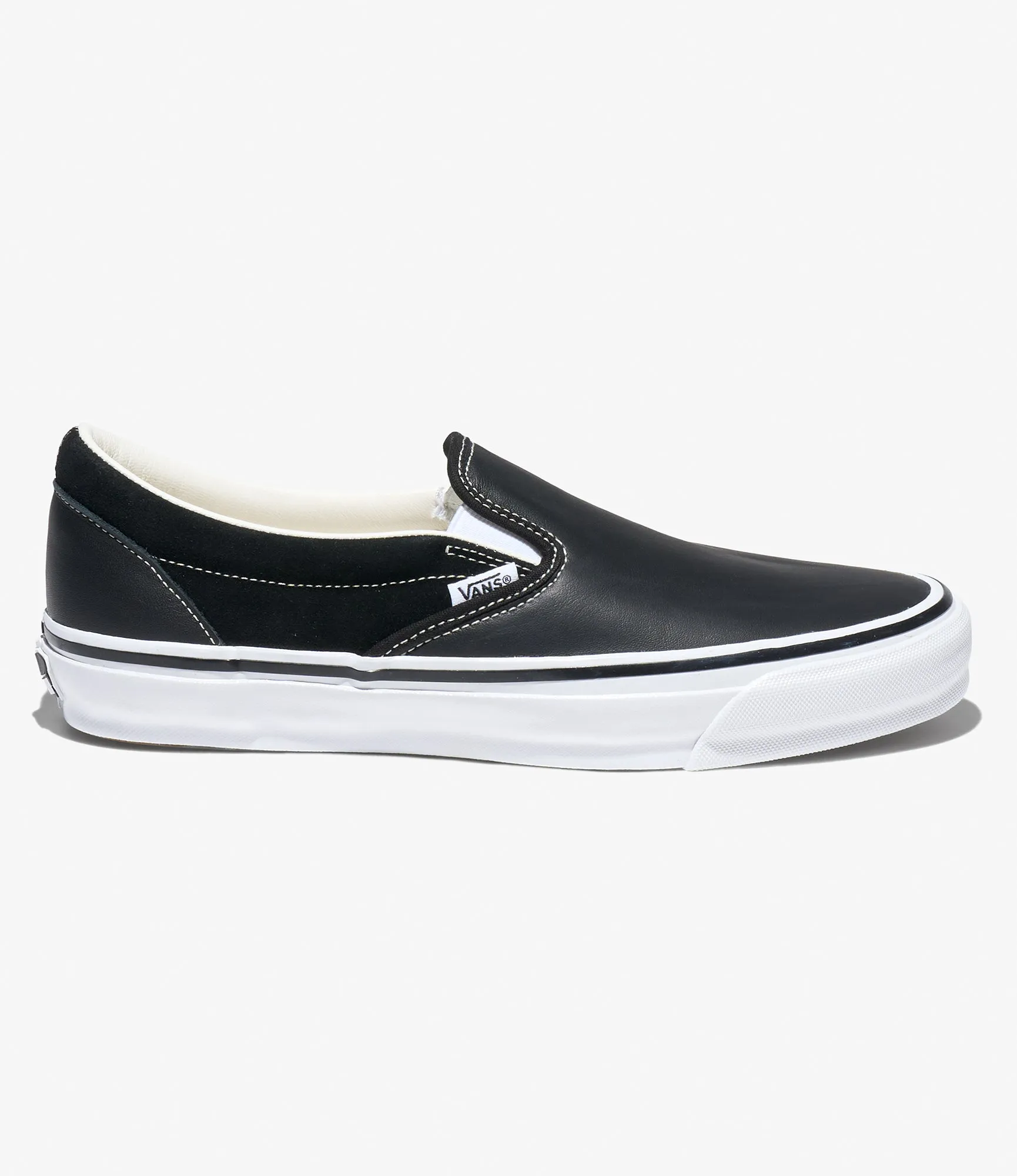 Engineered Garments x Vans - OTW Classic Slip-On 98 - Black Leather sold by Nepenthes America product image thumbnail 5