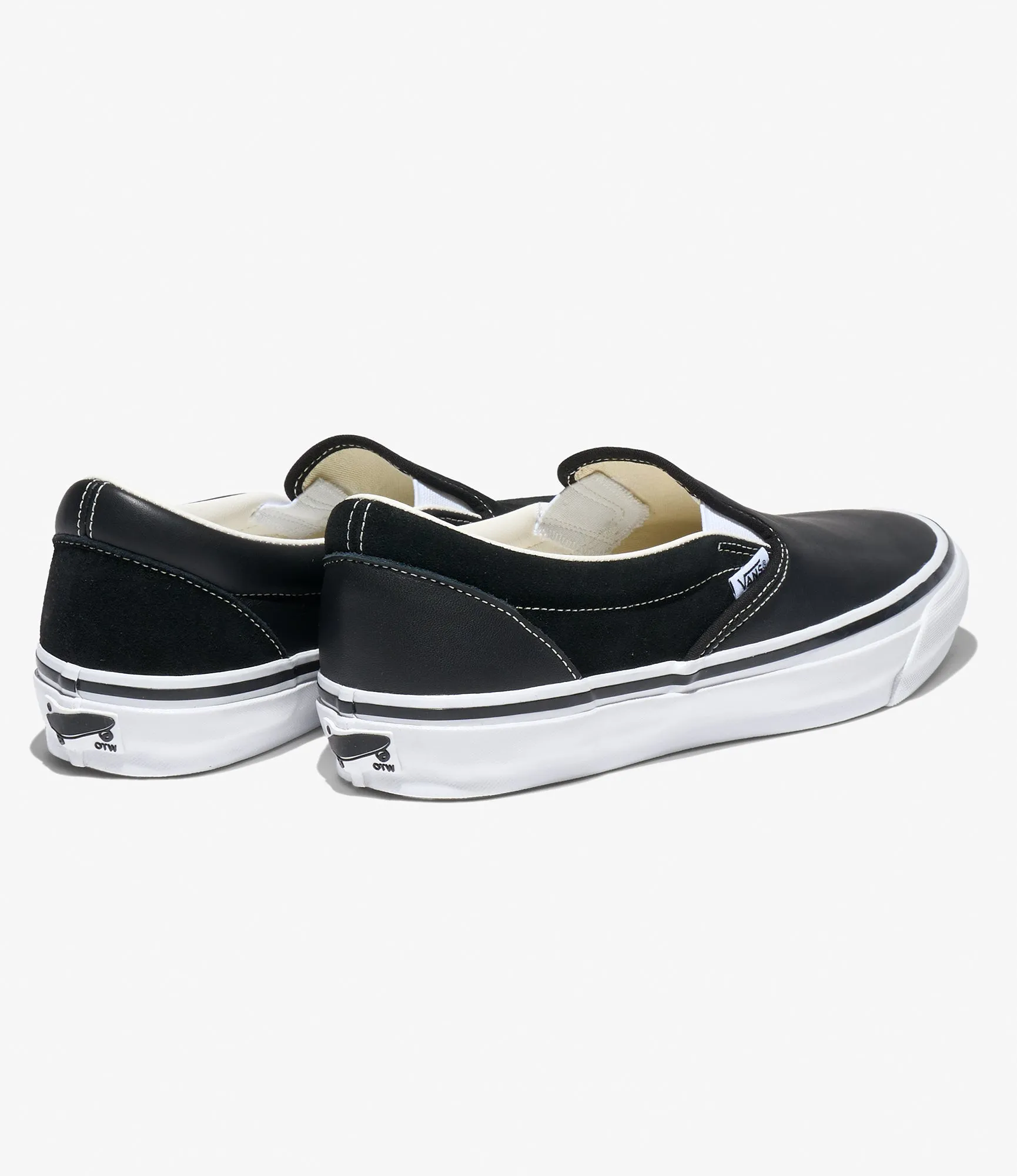 Engineered Garments x Vans - OTW Classic Slip-On 98 - Black Leather sold by Nepenthes America product image thumbnail 2