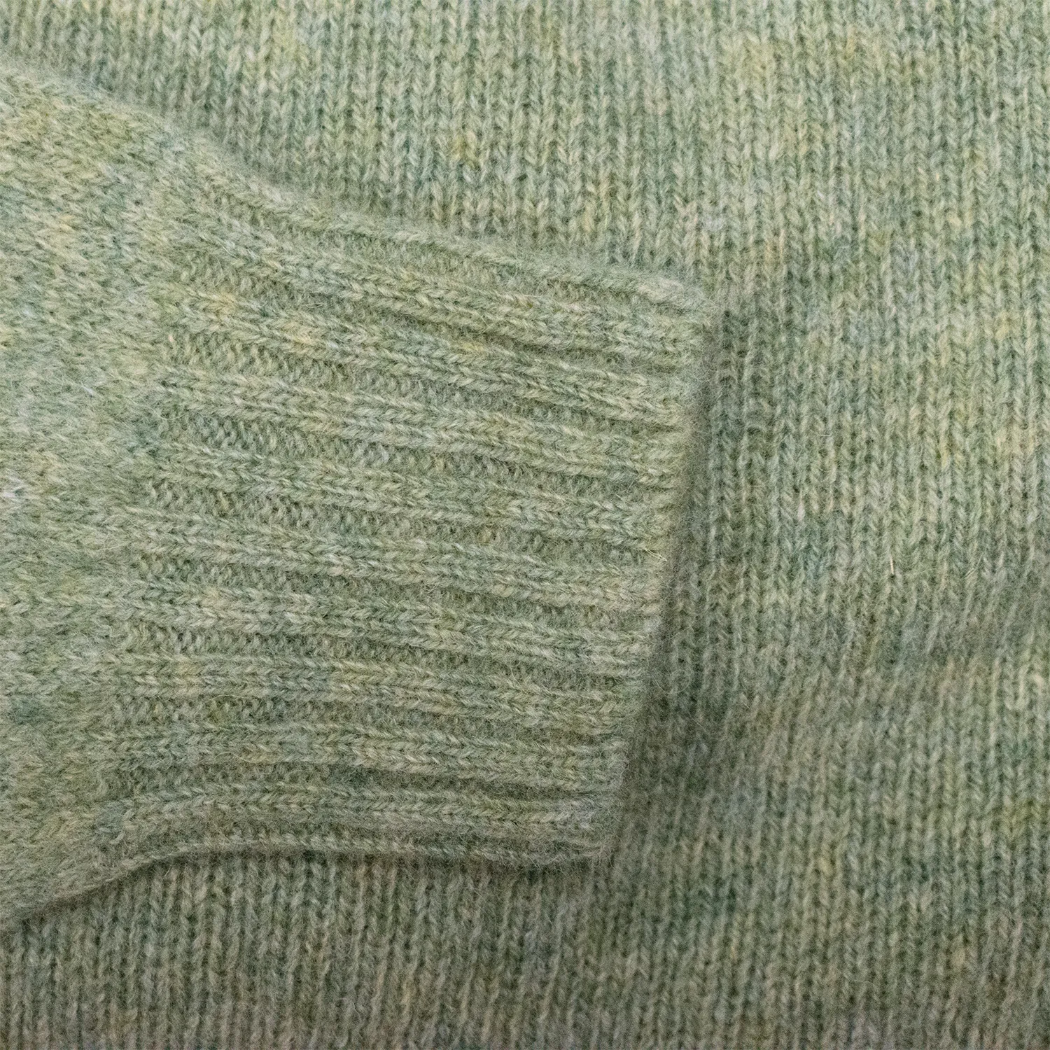 Sage Scottish Shetland Wool Sweater sold by Morris and King product image thumbnail 2