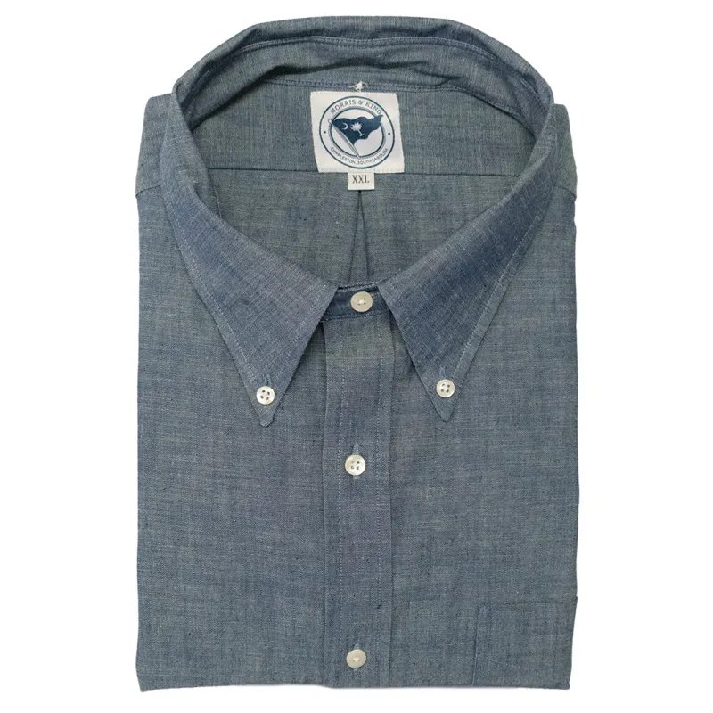 Lightweight Denim MTO Button Down Shirt sold by Morris and King