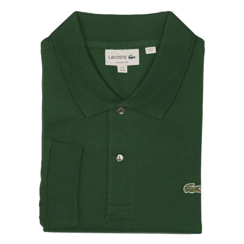 Pine Green Original L.12.12 Long Sleeve Polo sold by Morris and King