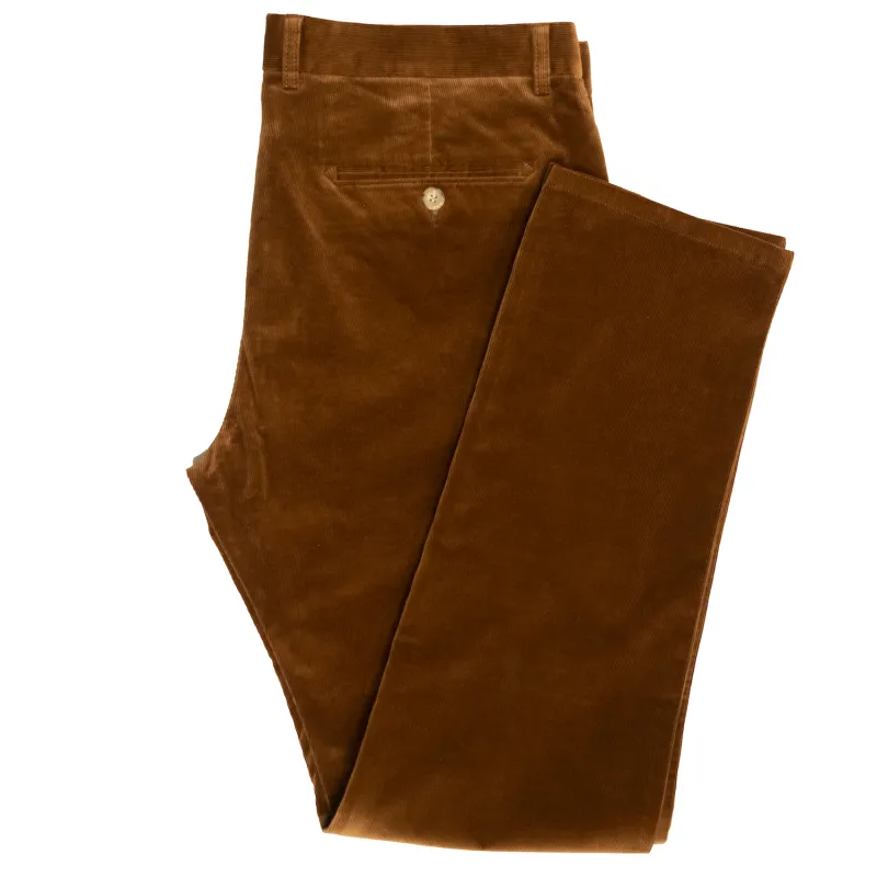 Bear Brown Corduroy Pants - Regular Fit sold by Morris and King