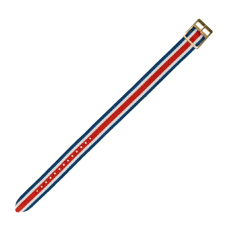 Red / White / Blue Watch Strap sold by Morris and King