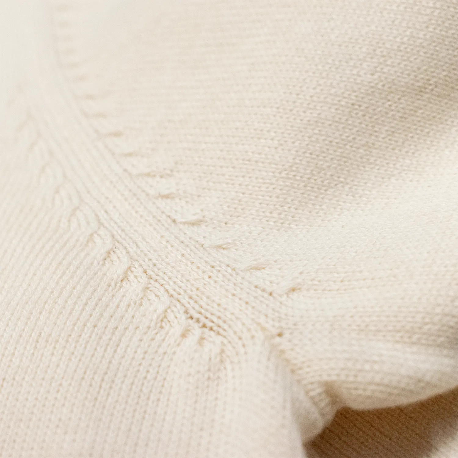 Ecru Lightweight Quarter Zip Sweater sold by Morris and King product image thumbnail 4