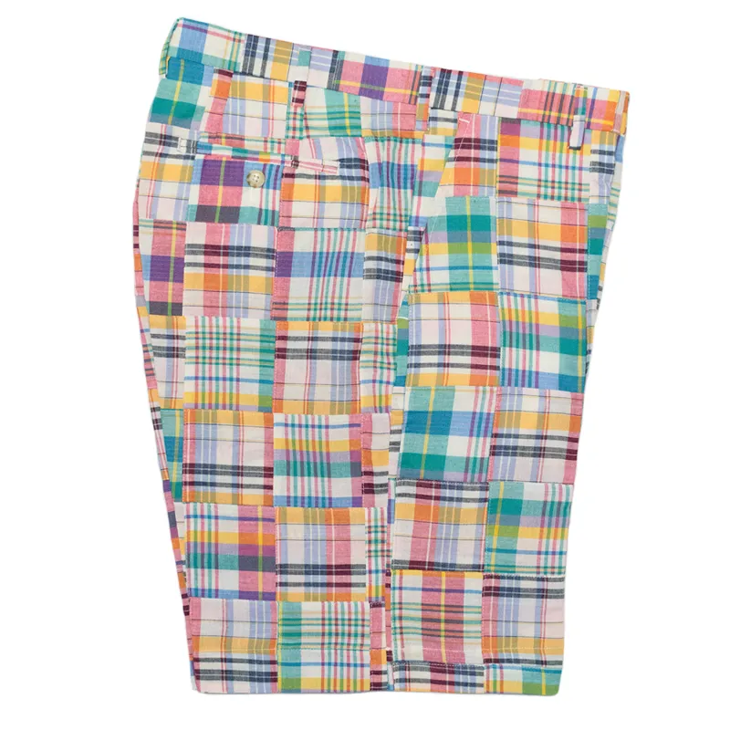 Pink Patch Madras Shorts - Classic Fit (SS24) sold by Morris and King
