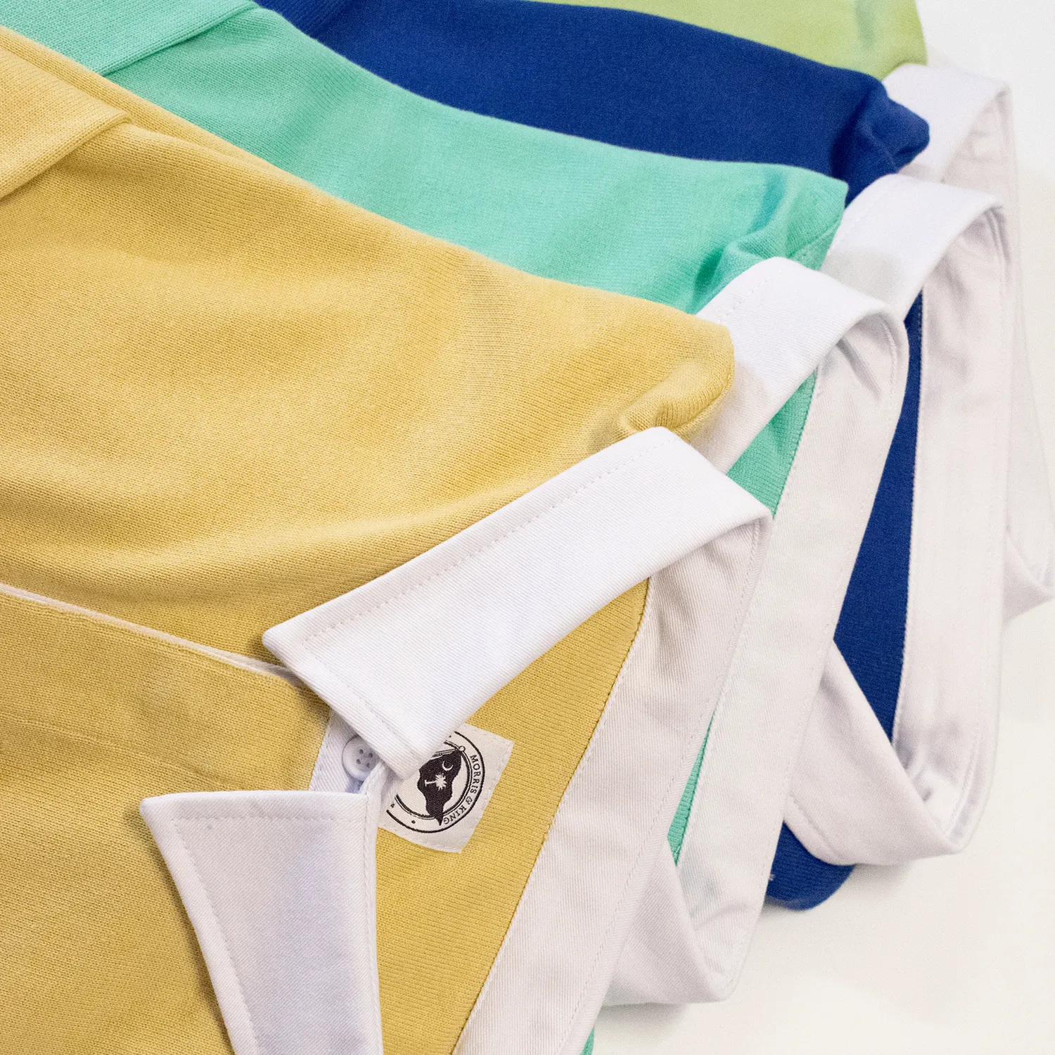 Fern Green Rugby Shirt - Regular Fit (SS25) sold by Morris and King product image thumbnail 3