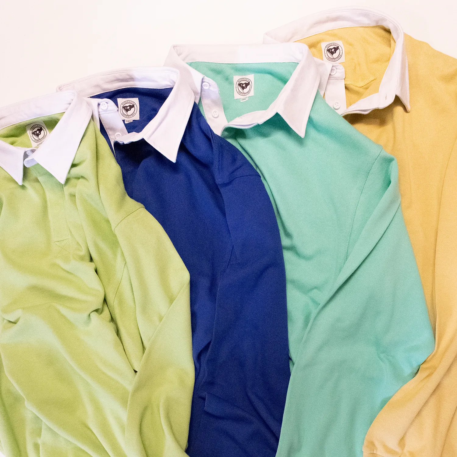 Fern Green Rugby Shirt - Regular Fit (SS25) sold by Morris and King product image thumbnail 4