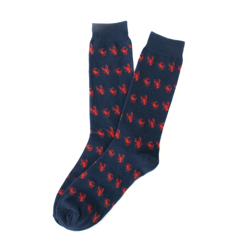 Crab & Lobster Motif Socks (SS22) sold by Morris and King
