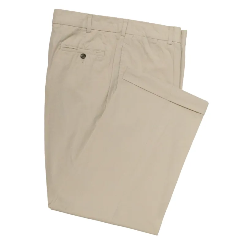 Stone Lightweight Poplin Pants - Classic Fit sold by Morris and King