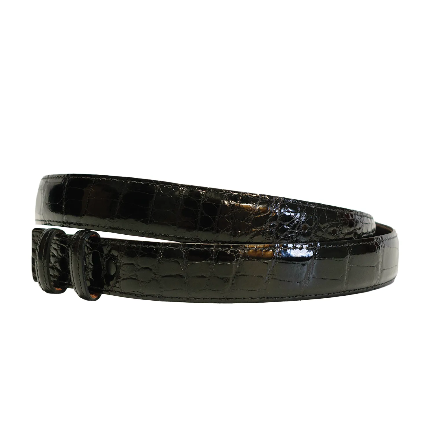 Glazed Alligator Leather Slide Strap sold by Morris and King product image thumbnail 2