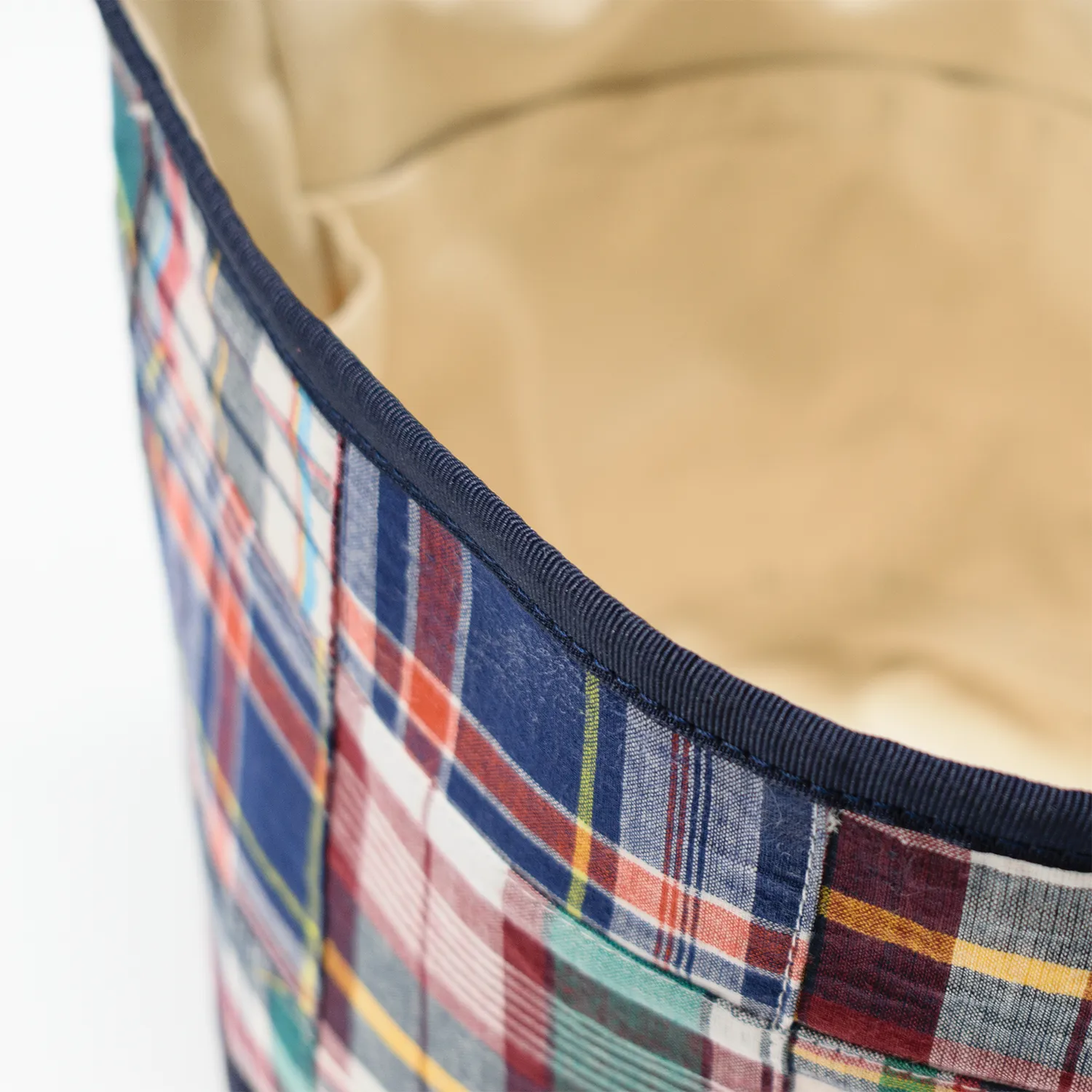 Classic Navy Patch Madras Sail Pail sold by Morris and King product image thumbnail 3