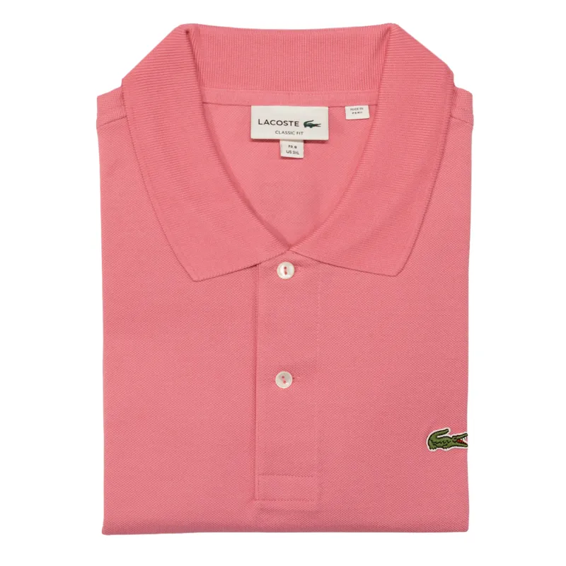 Bubblegum Pink Original L.12.12 Polo made by Lacoste