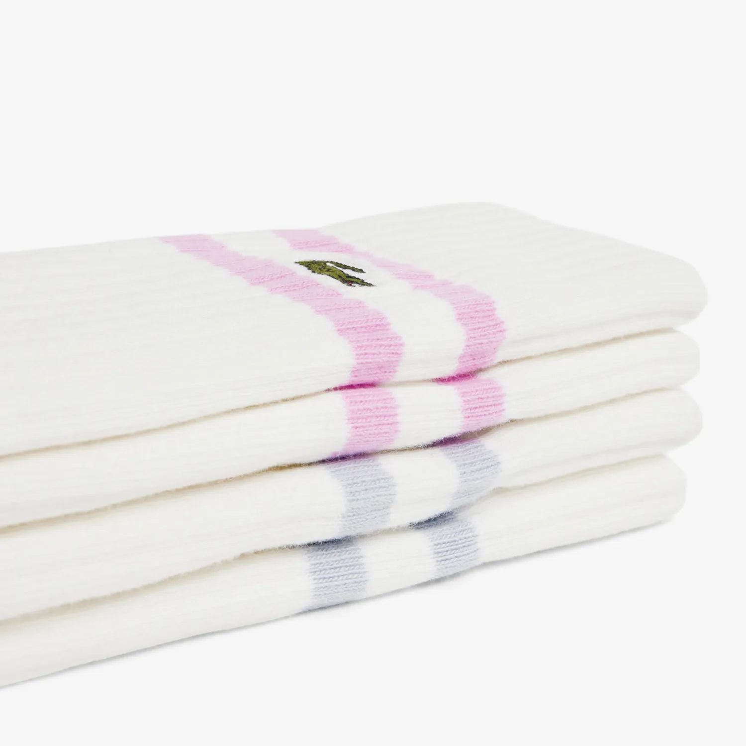 Bleu Clair / Rose Stripe Socks (2 Pack) sold by Morris and King product image thumbnail 3